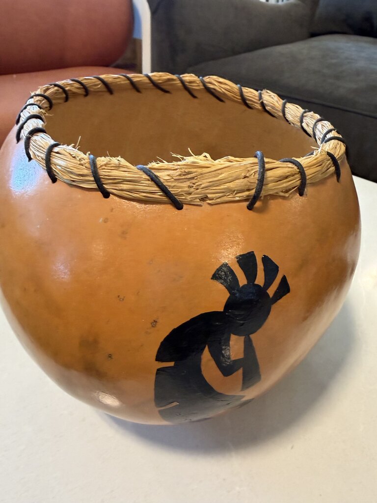 Native American Gourd Bowl-