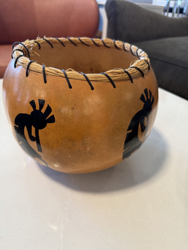 Native American Gourd Bowl-