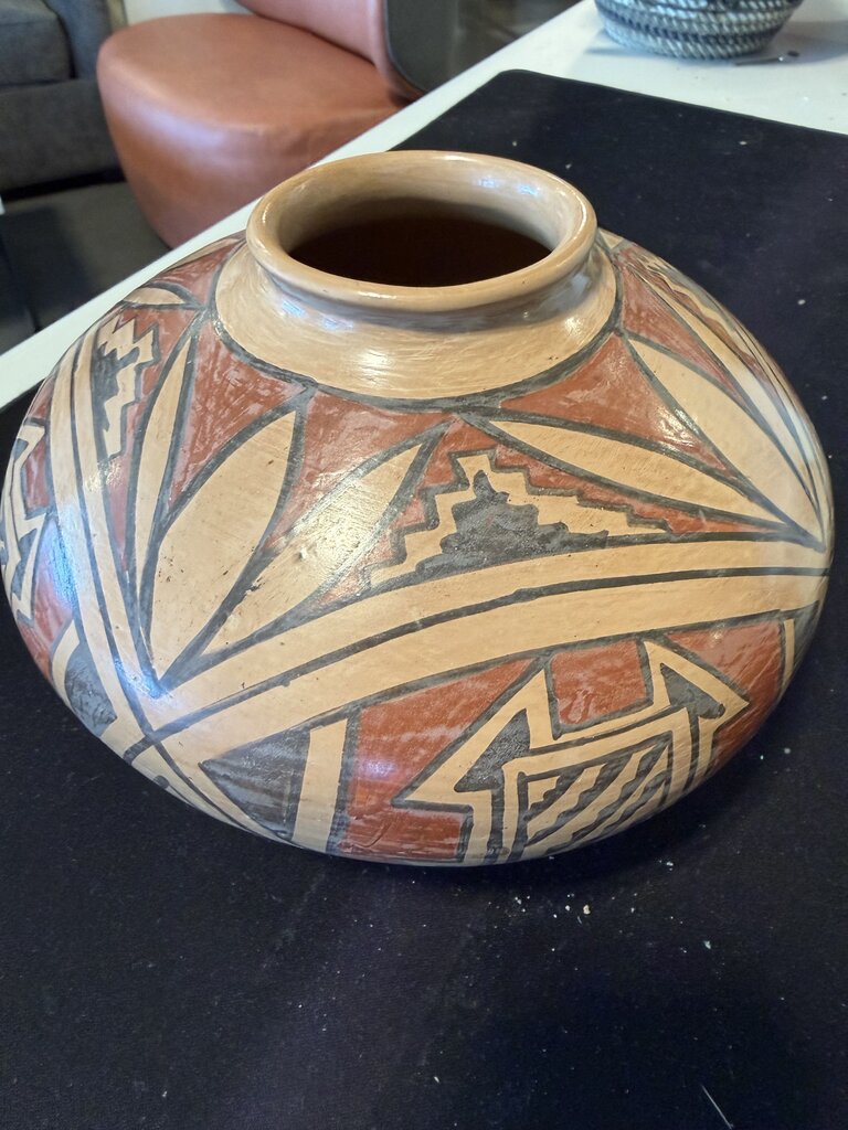 Vintage Mata Ortiz Mexican Ceramic Vase- Signed-