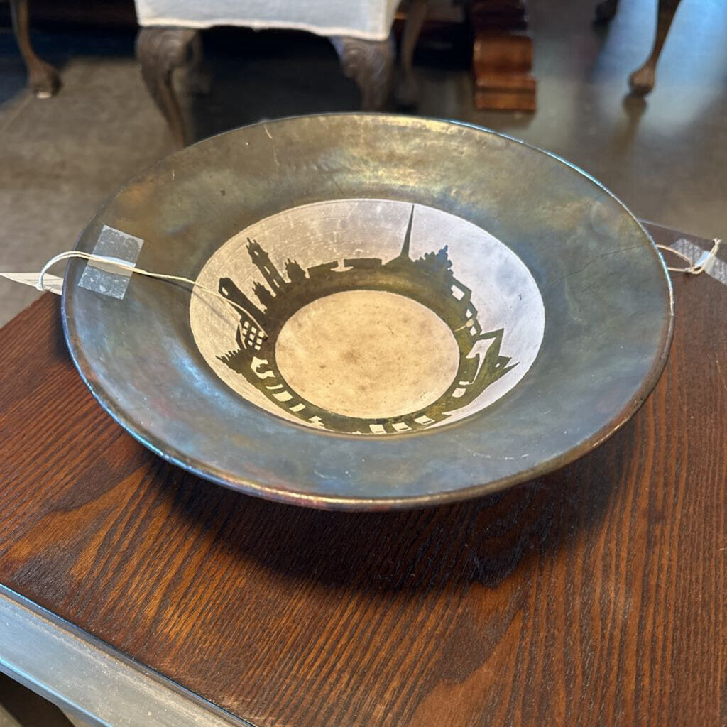 Vintage J. Ponsford Discovery Artisan Pottery Bowl - 10.5X3.5