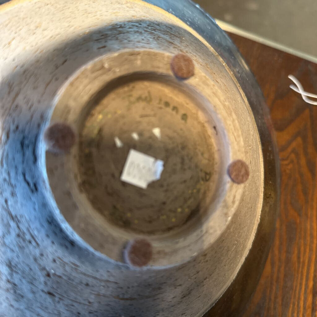 Vintage J. Ponsford Discovery Artisan Pottery Bowl - 10.5X3.5