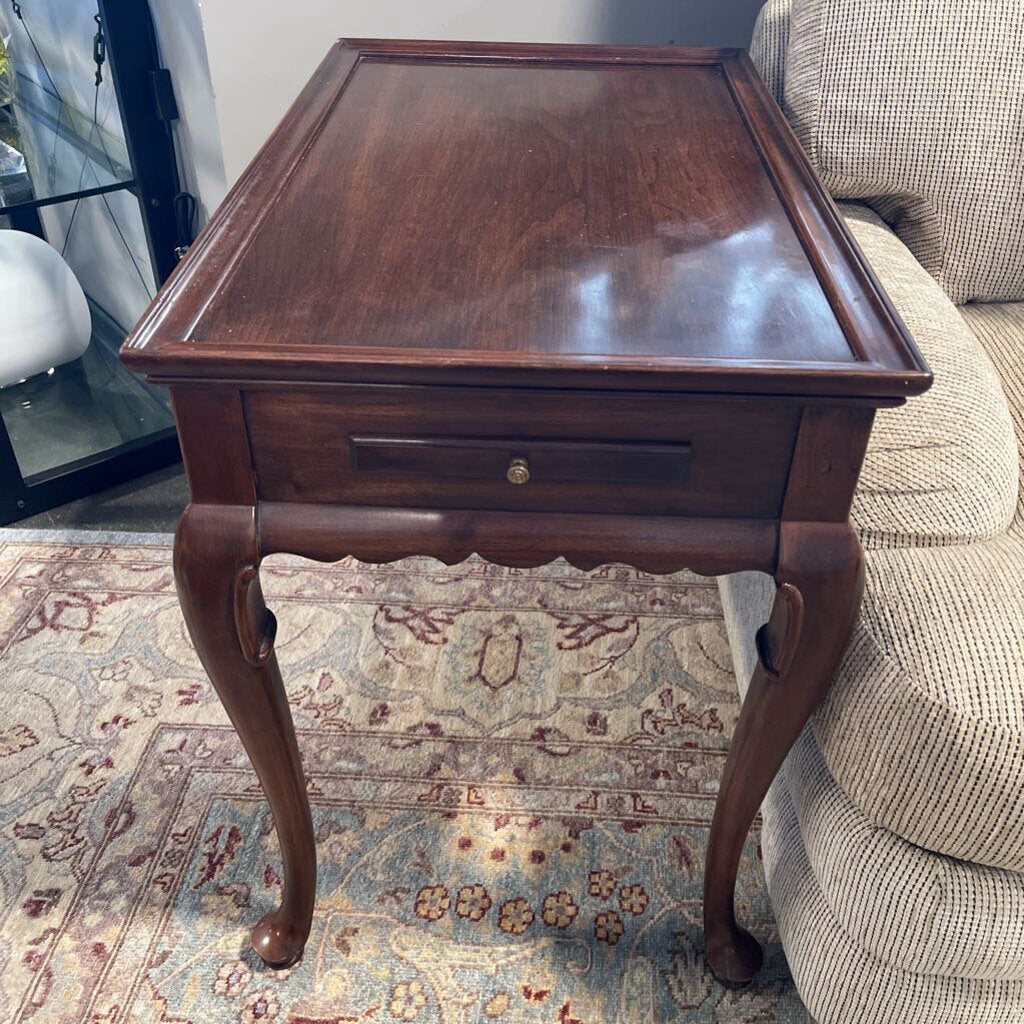 Vintage Henkel Harris Mahogany Side Table - 30X18.5X26