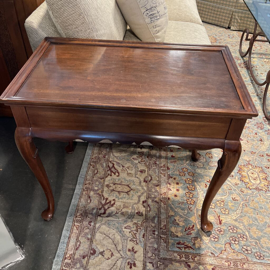 Vintage Henkel Harris Mahogany Side Table - 30X18.5X26