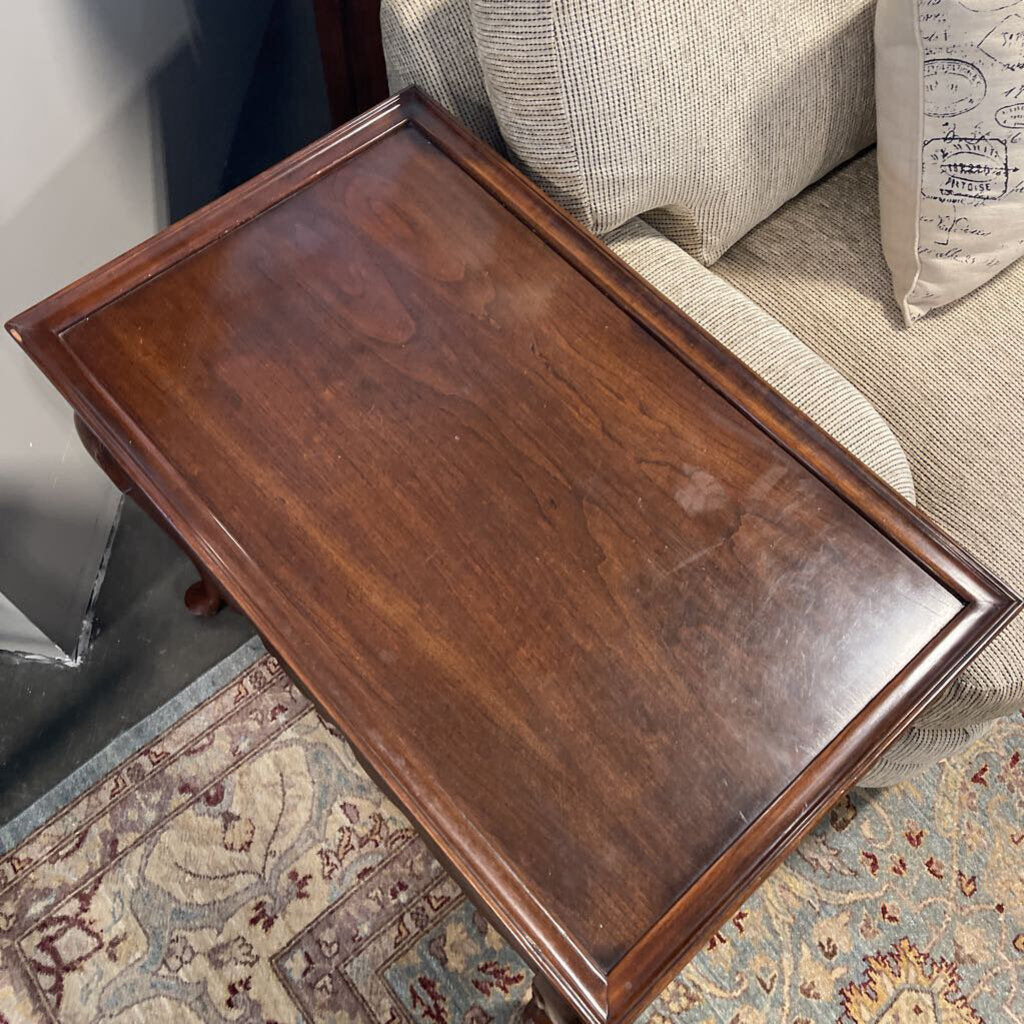 Vintage Henkel Harris Mahogany Side Table - 30X18.5X26