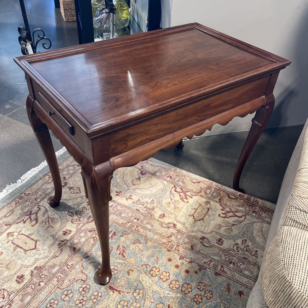 Vintage Henkel Harris Mahogany Side Table - 30X18.5X26