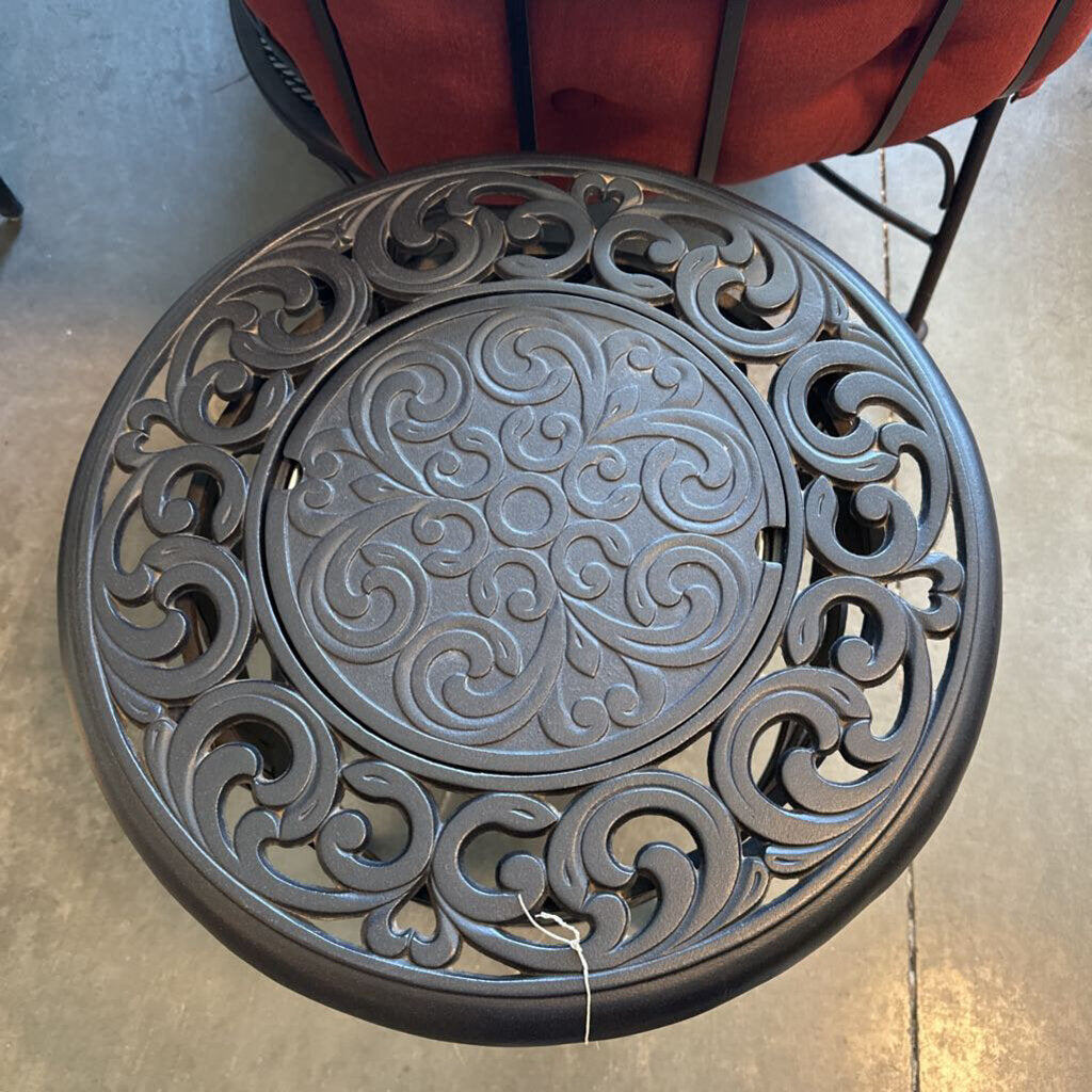 Hanamint Round Chateau Ice Bucket Side Table - 19.5X22