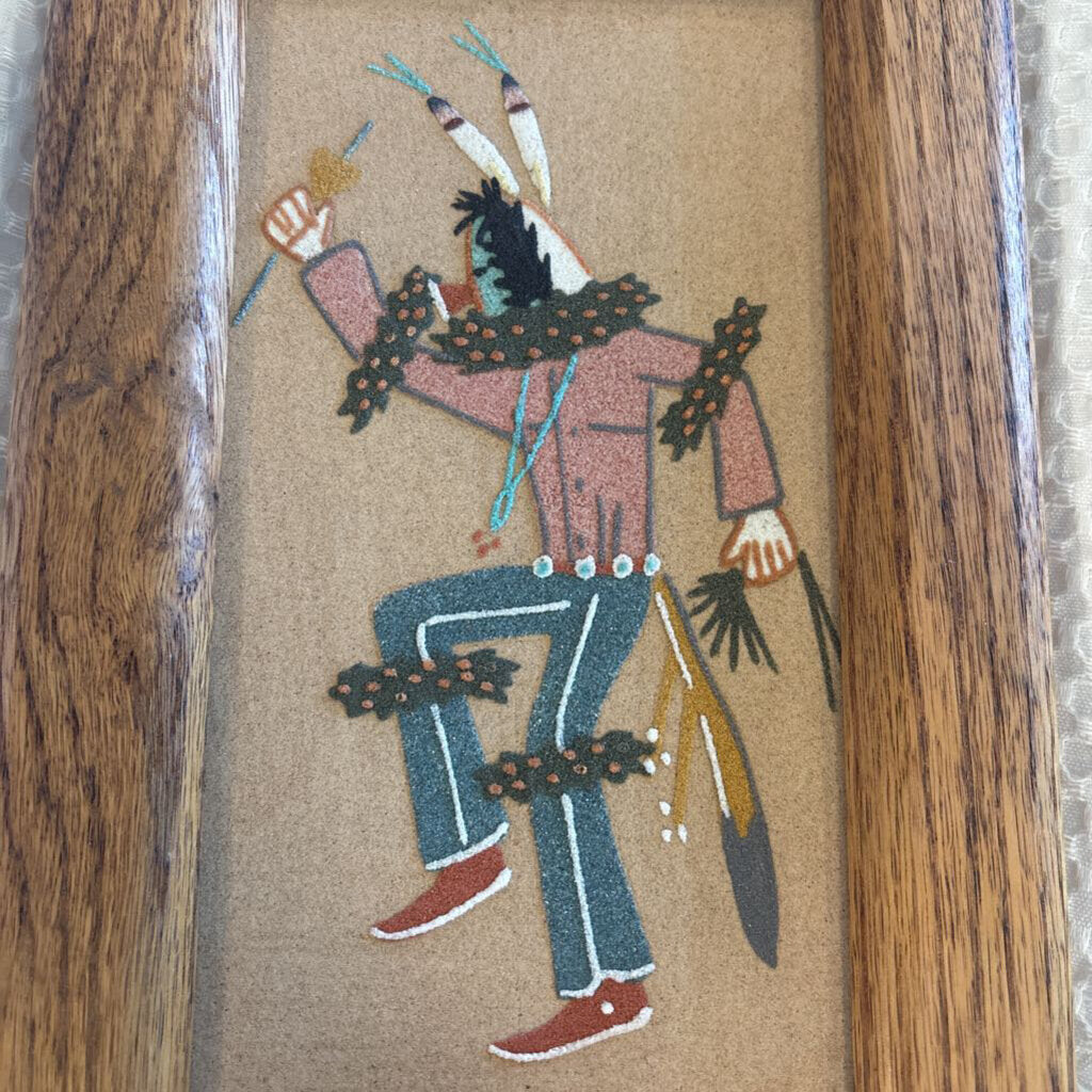 Original Sand Art By David Lee- 7.5X11.5H