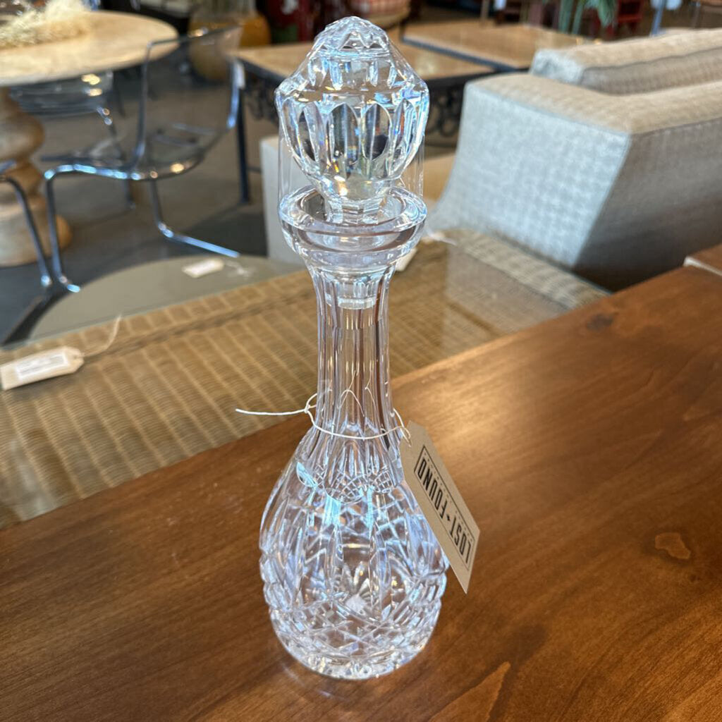 Vintage Crystal Decanter - 4X13.5H