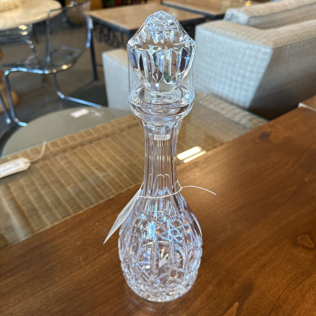 Vintage Crystal Decanter - 4X13.5H