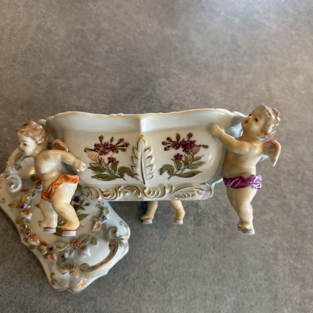 Rectangular Cast Aluminum Ice Bucket Table- No Bucket- 28X20X24H