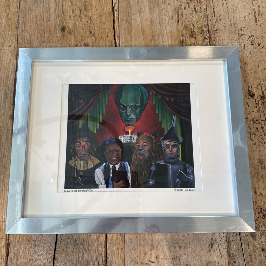 Leaving the Emerald City Print by Tina Mion - 12.5X15H