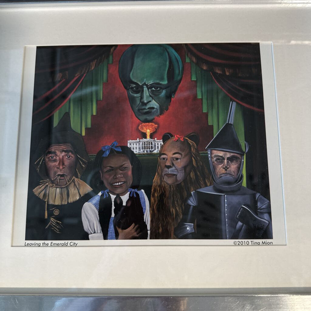 Leaving the Emerald City Print by Tina Mion - 12.5X15H