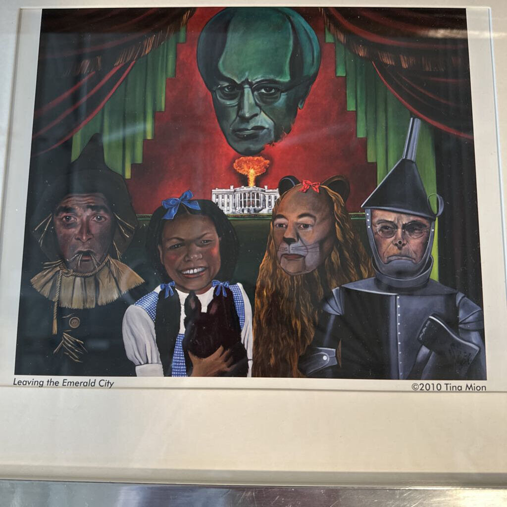 Leaving the Emerald City Print by Tina Mion - 12.5X15H