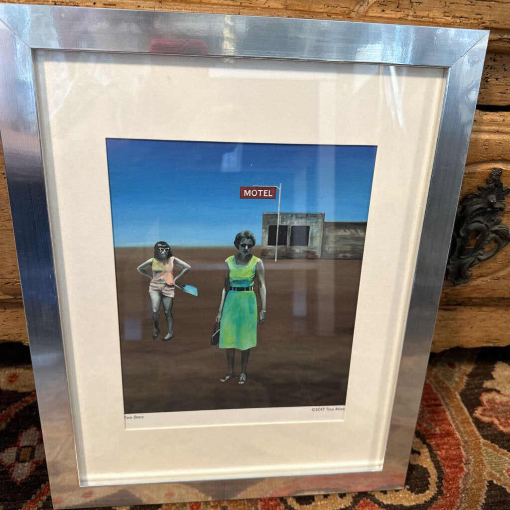 Two Stars Print by Tina Mion - 12.5X15H
