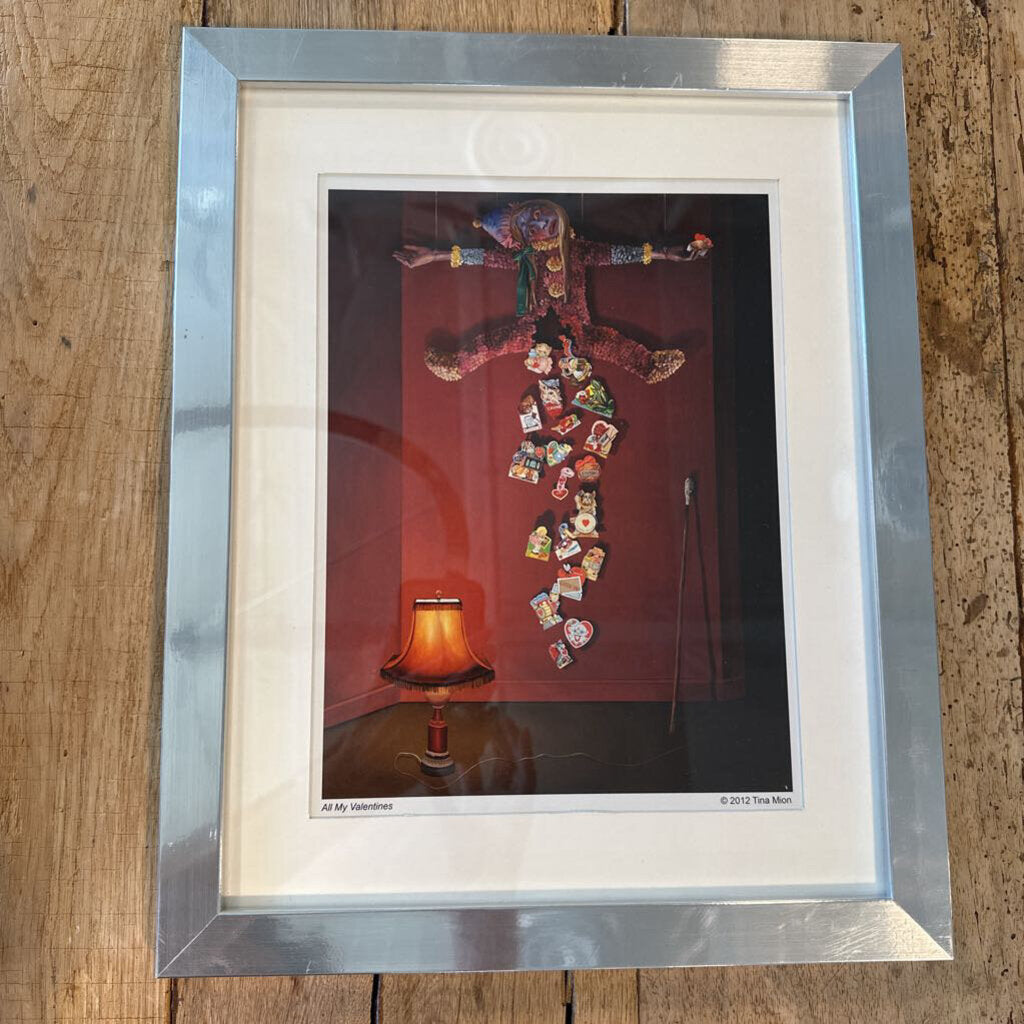 All My Valentines Print by Tina Mion - 12.5X15H