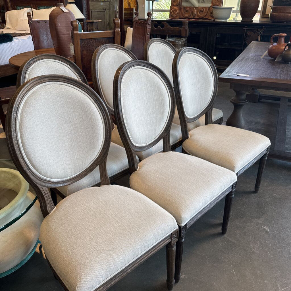 RH Philly Dining Chairs - Set of 6 - 19X23X41H