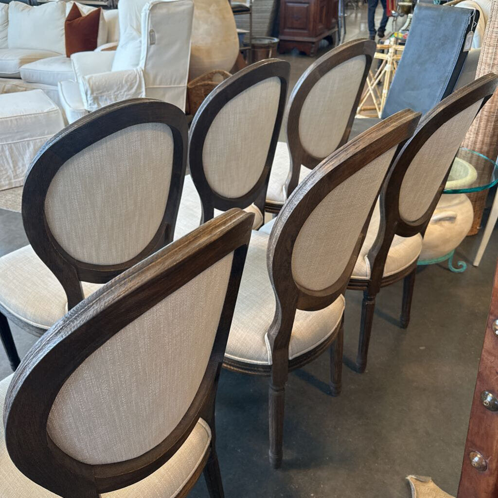 RH Philly Dining Chairs - Set of 6 - 19X23X41H