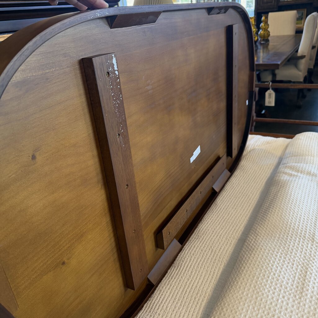 Crate & Barrel Penarth Walnut Oval Mirror - 24X2.5X50H