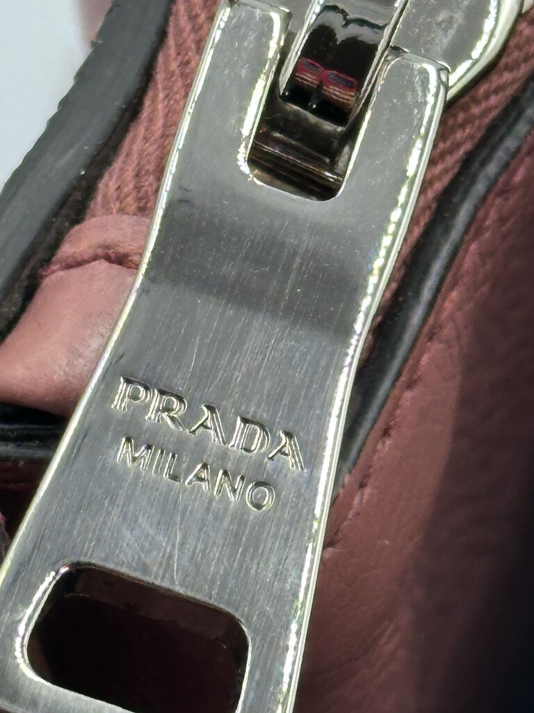 Prada Pink Glace Calf Leather Crossbody Bag