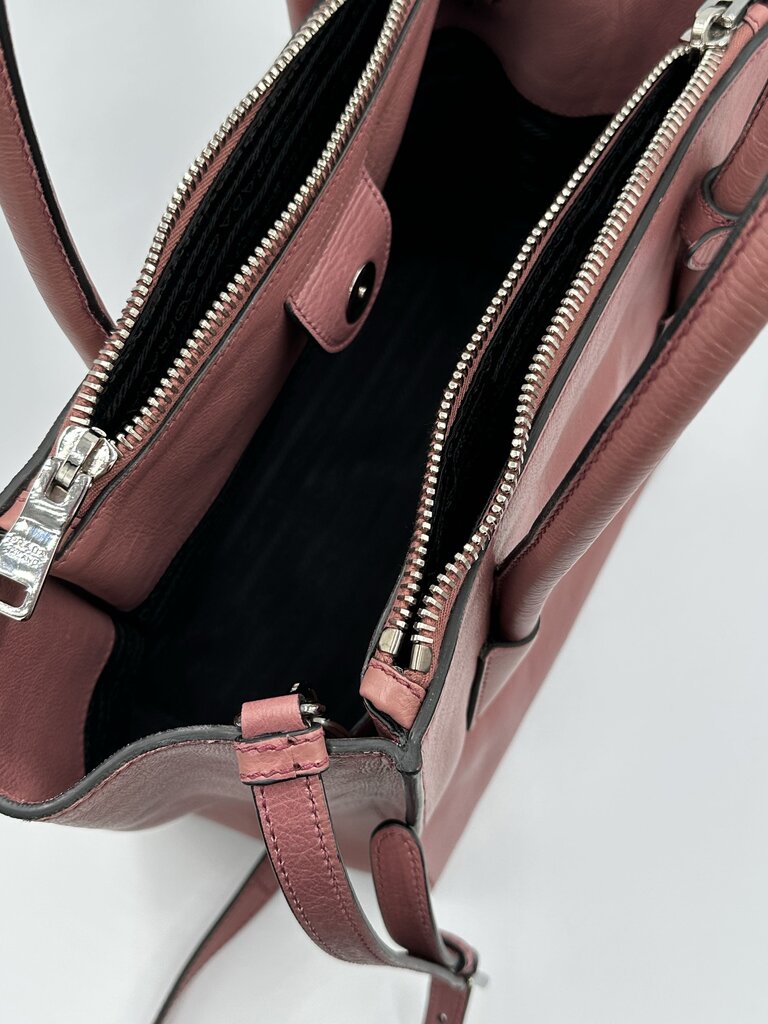 Prada Pink Glace Calf Leather Crossbody Bag