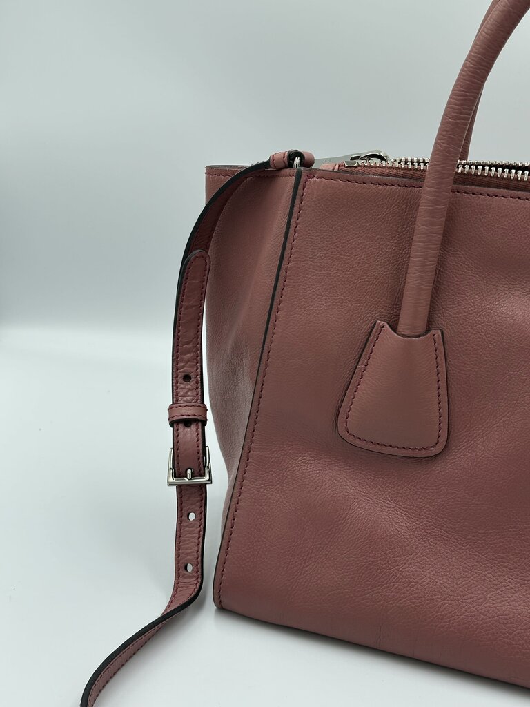 Prada Pink Glace Calf Leather Crossbody Bag