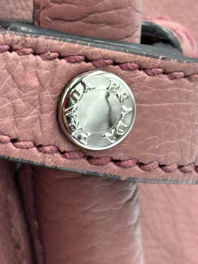 Prada Pink Glace Calf Leather Crossbody Bag