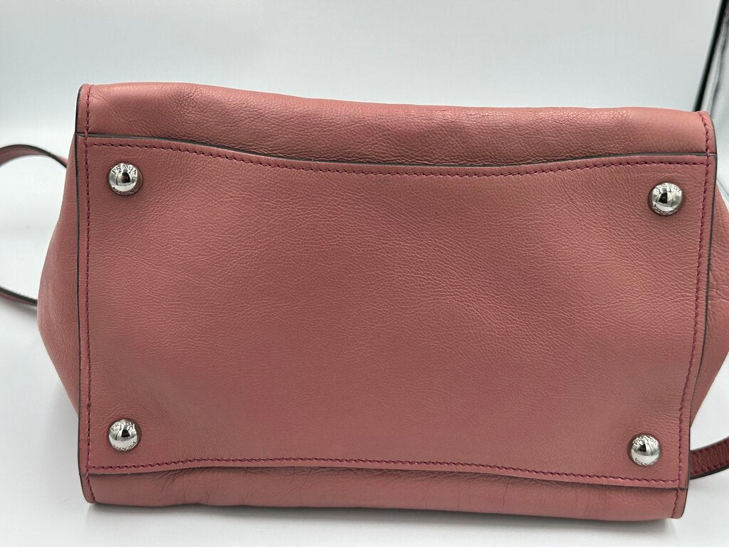 Prada Pink Glace Calf Leather Crossbody Bag