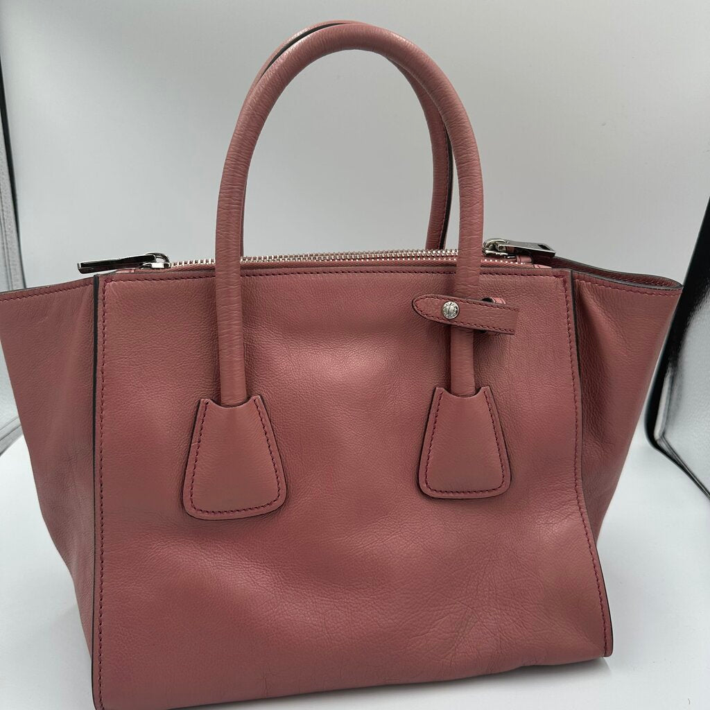 Prada Pink Glace Calf Leather Crossbody Bag
