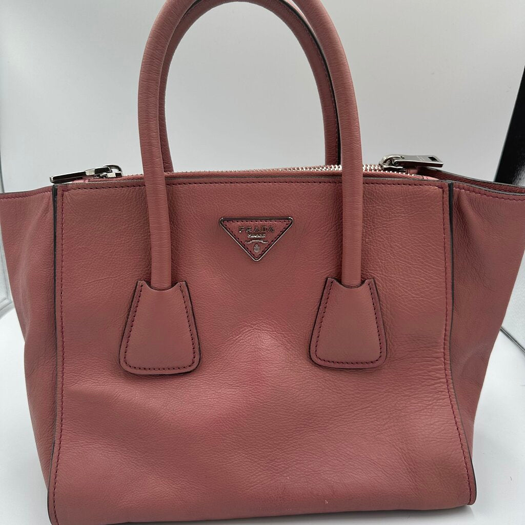 Prada Pink Glace Calf Leather Crossbody Bag