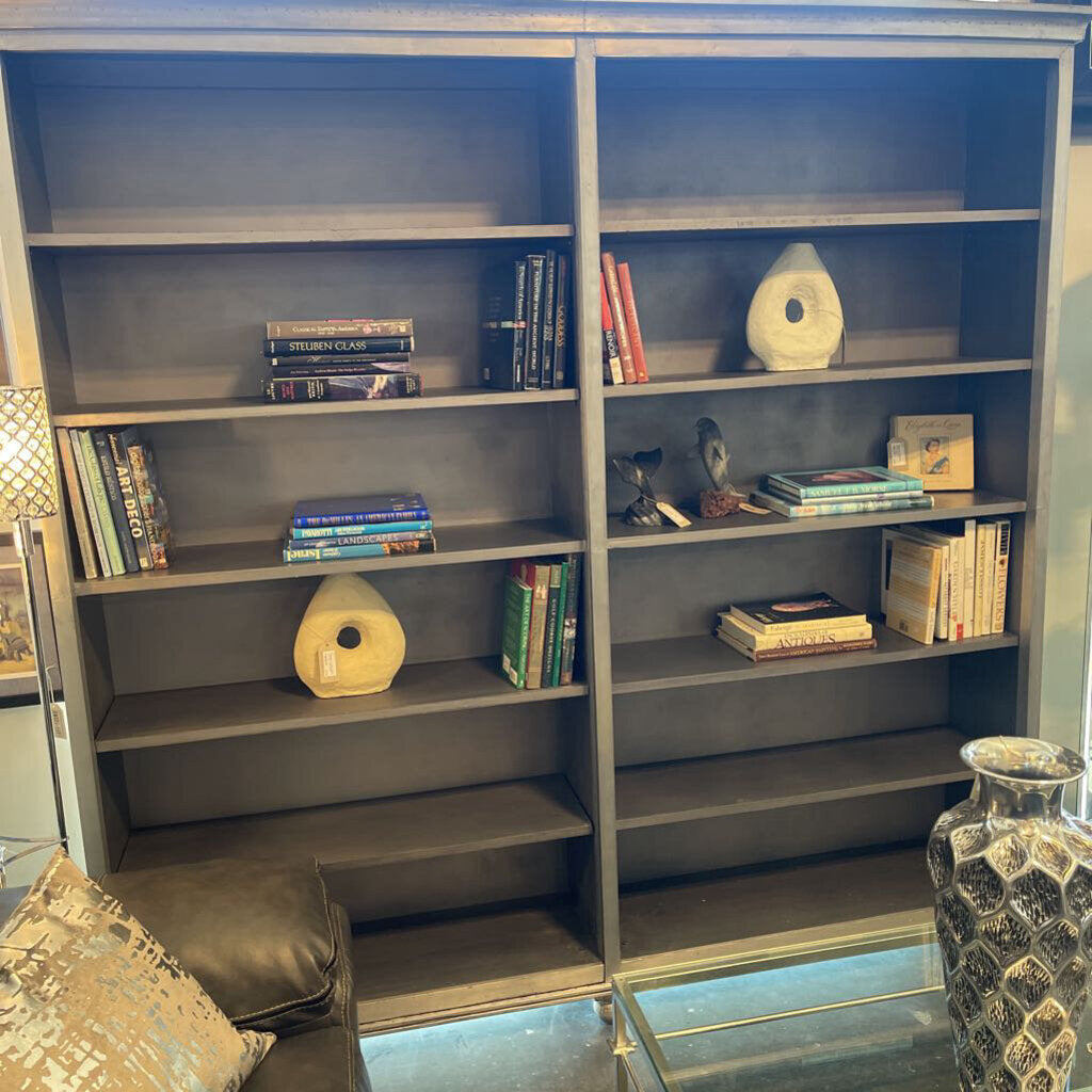 RH St. James Panel Double Shelving Bookcase- 92X19X91H