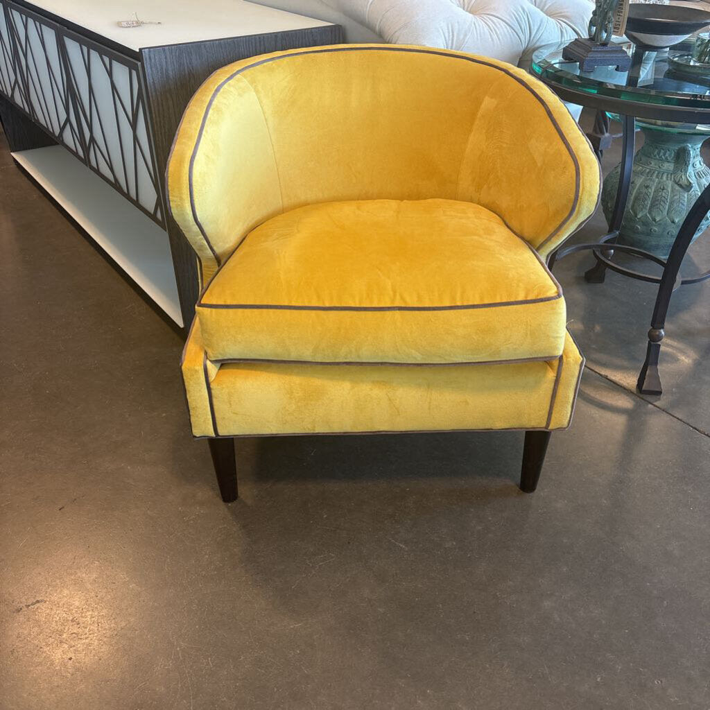 Mackenzie Childs Marquee Accent Chair- 28X29X30
