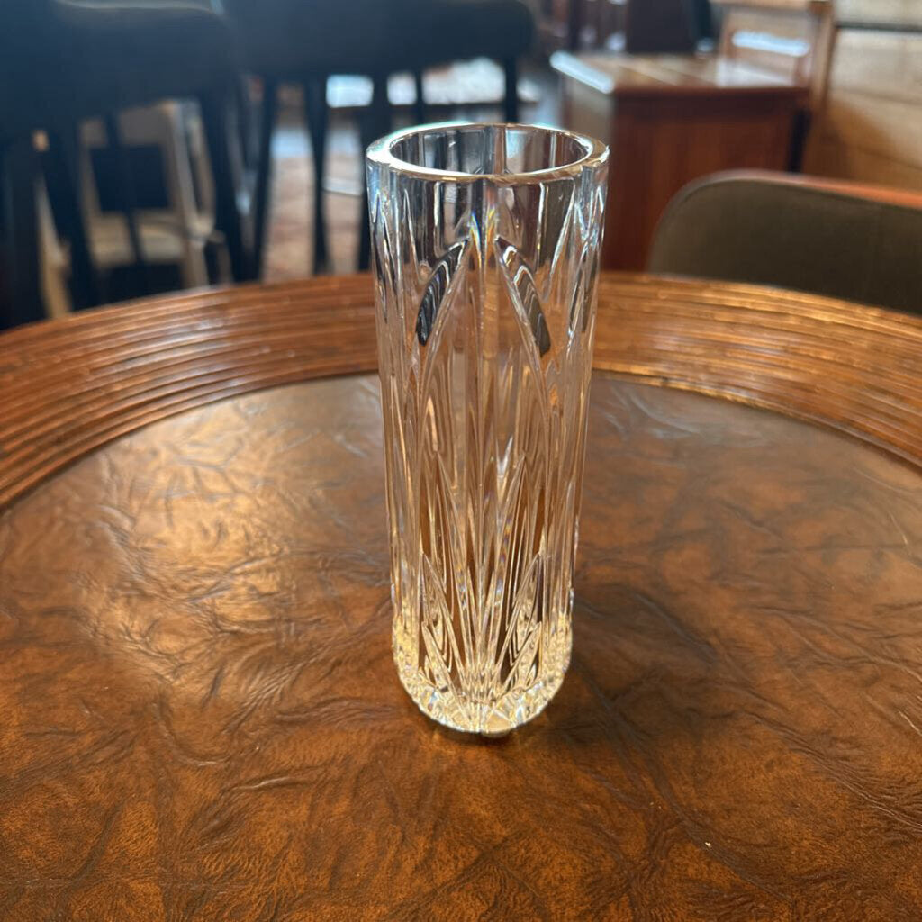 Waterford Etched Crystal Oval Vase - 3X2.5X6H