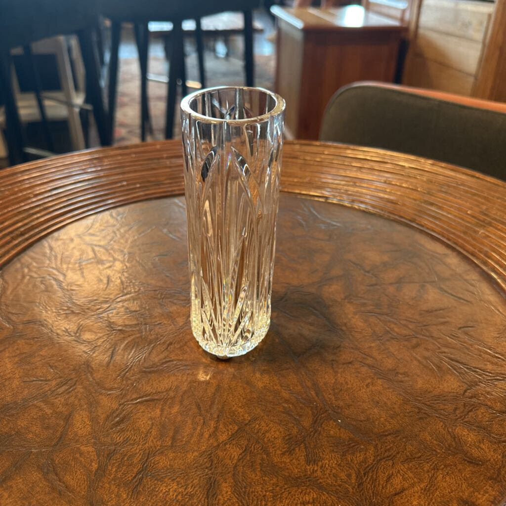 Waterford Etched Crystal Oval Vase - 3X2.5X6H
