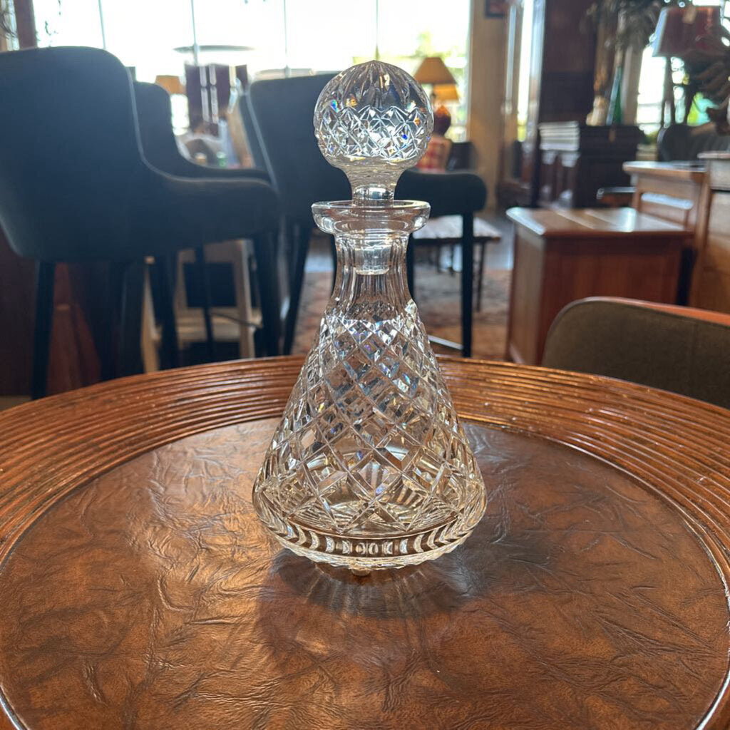 Waterford Etched Crystal Decanter - 5X10.5H
