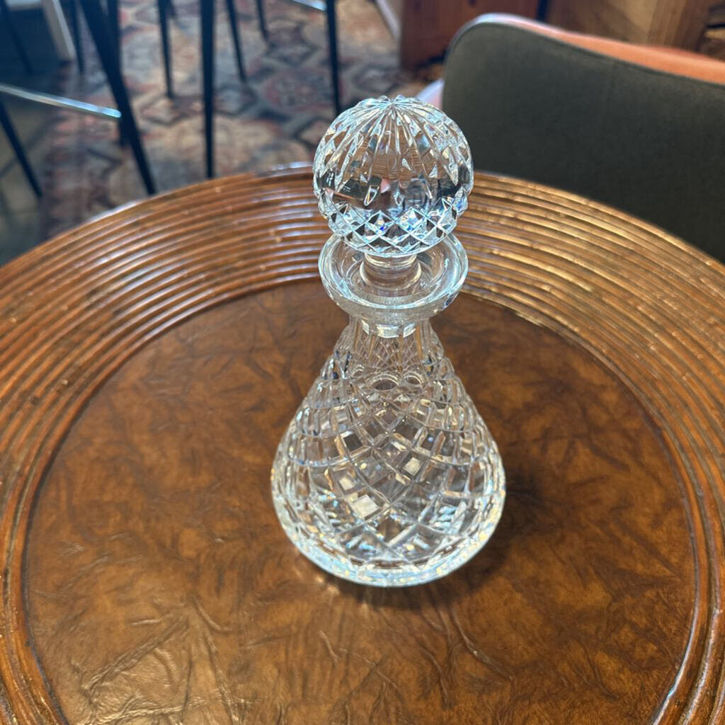 Waterford Etched Crystal Decanter - 5X10.5H