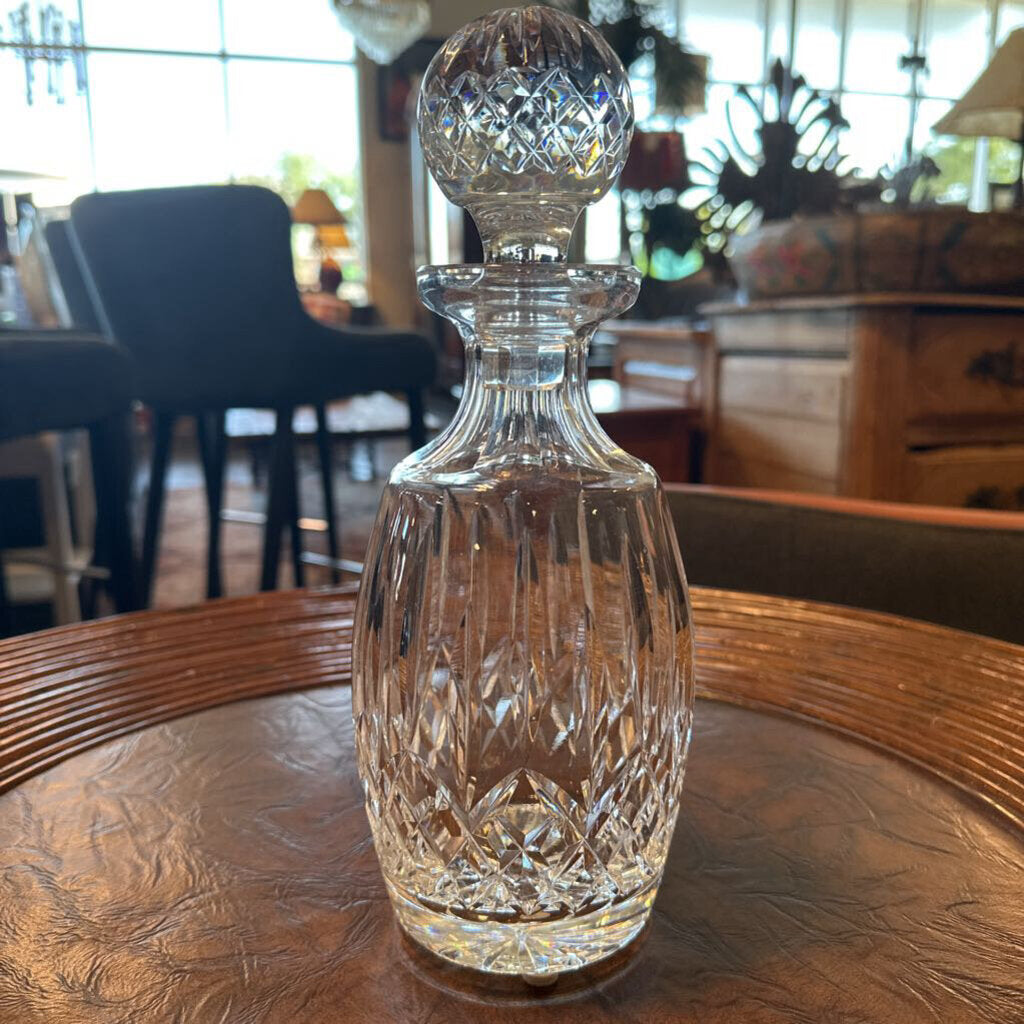 Waterford Etched Crystal Decanter - 4X10.5H