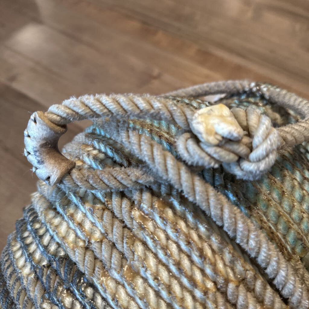 Rope Wrapped Vase By Rhonda Brewer - 10X10X13H