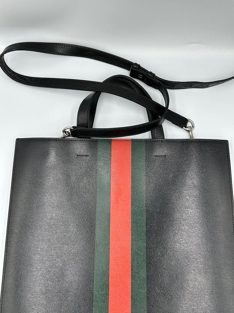 Gucci Calfskin Kingsnake Print Tote