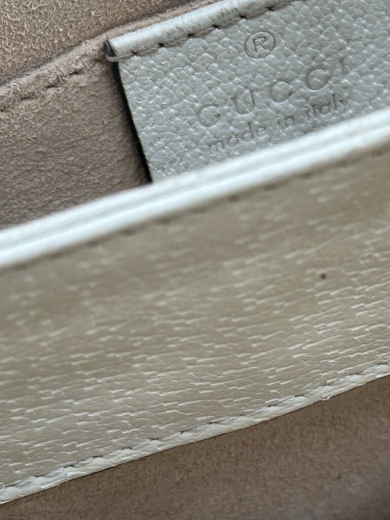 Gucci Ophidia White Shoulder Bag