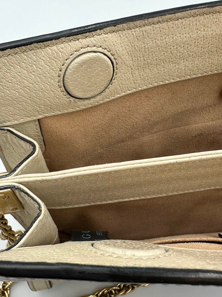 Gucci Ophidia White Shoulder Bag