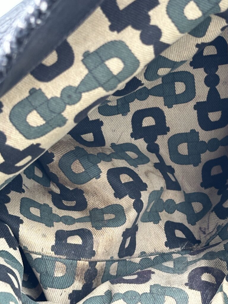 Gucci Guccissima Black Leather Hobo Bag
