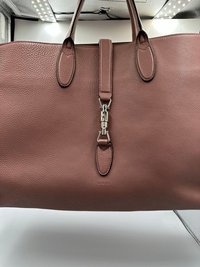 Gucci Jackie Old Rose Soft Leather Tote