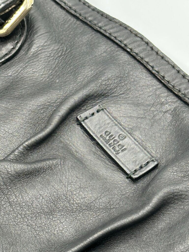 Gucci Guccissima Black Full Moon Tote