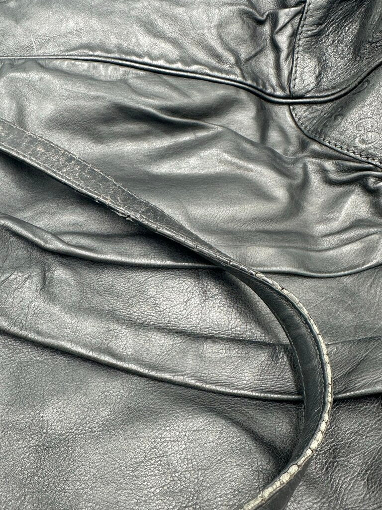 Gucci Guccissima Black Full Moon Tote