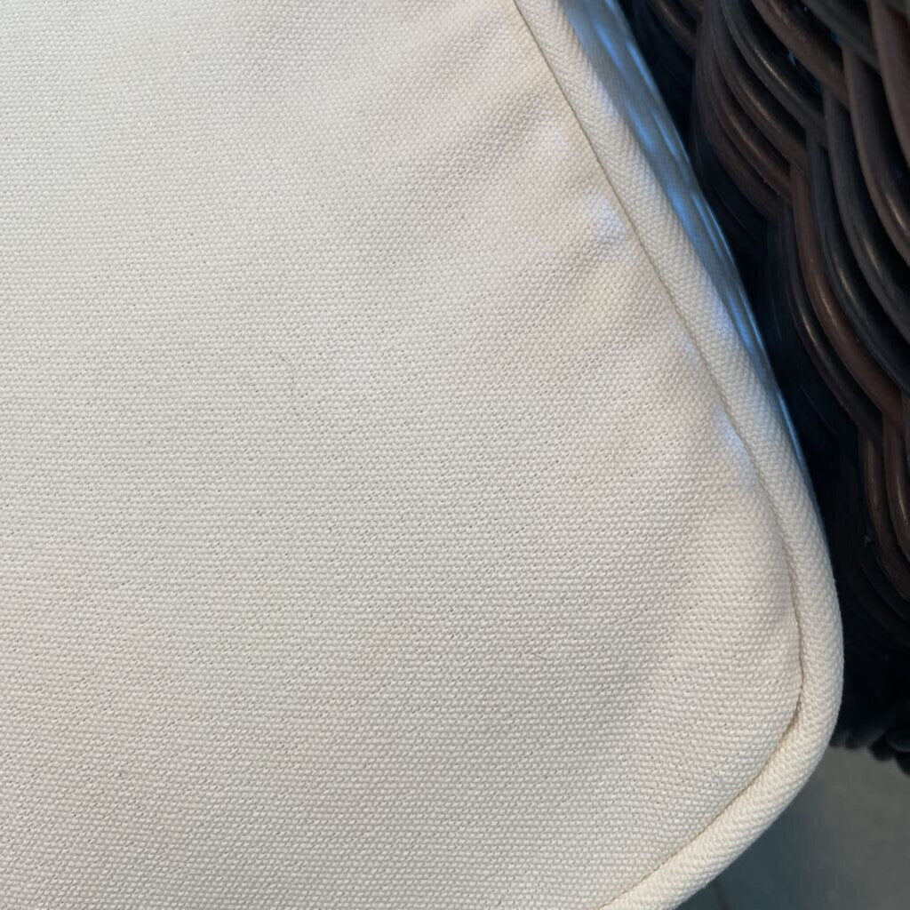 Pottery Barn Torrey Wicker Lounge Chairs - Pair - 34X32X36H