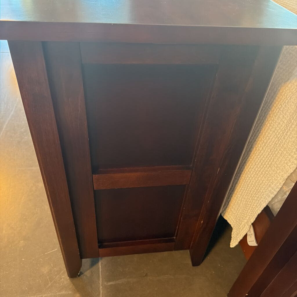 Wood 2 Drawer File Cabinet- 24X19X30H-AS IS