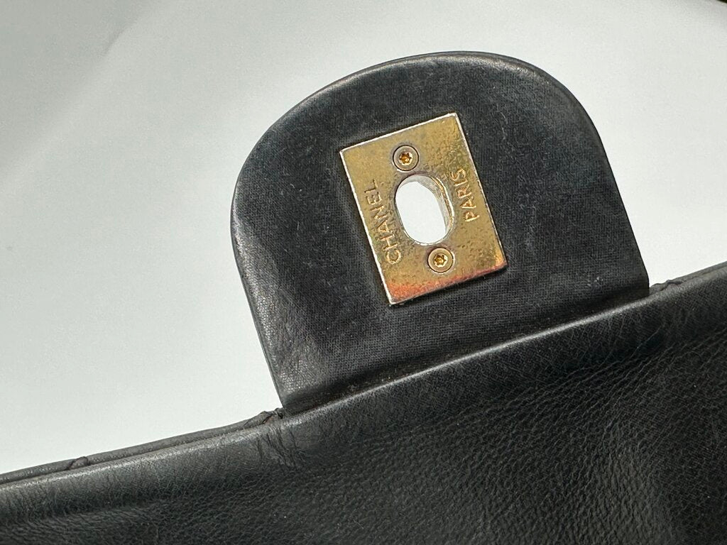 Chanel Quilted Lambskin Gold Chain Shoulder Bag
