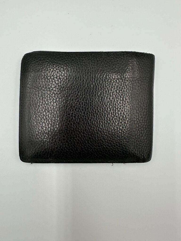 Burberry Black Leather Bifold Wallet