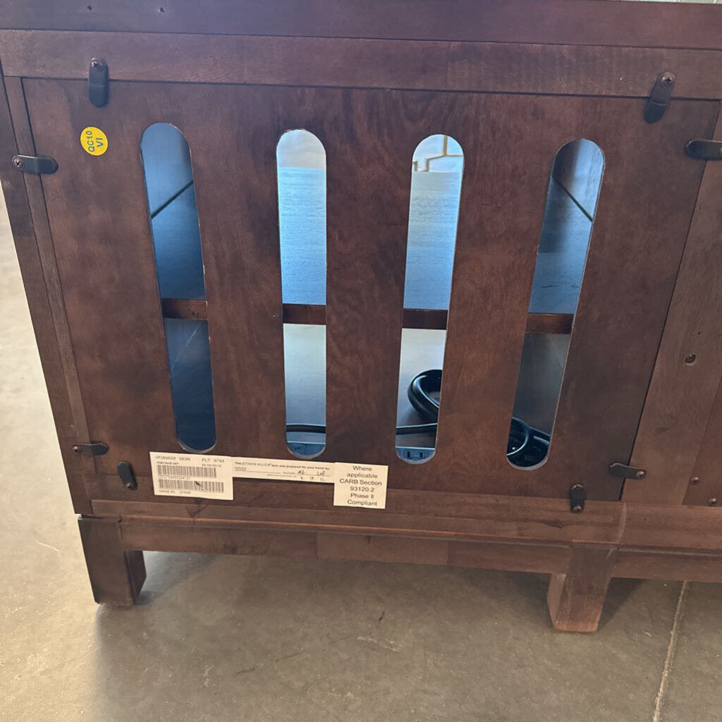Ethan Allen Hawke Media Cabinet - 60X24X24H