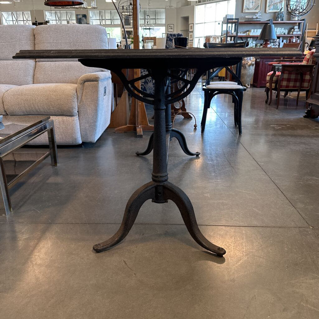 Four Hands Bluestone Parisian Dining Table - 64.5X32X31H - AS IS